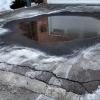 Cracked Driveway